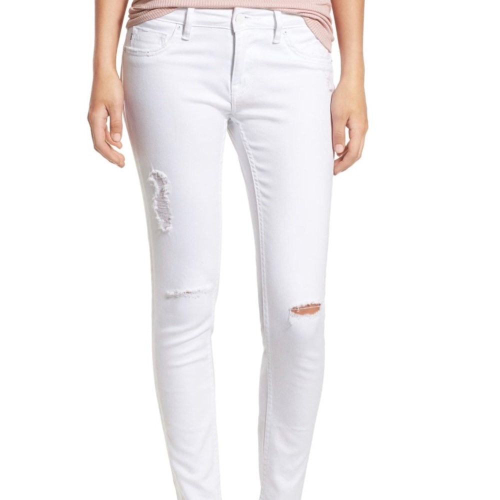 Vigoss white skinny jeans, 32 waist, 29 length